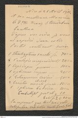 Nachlass Franz Steindachner, Brief von Louis Gal an Franz Steindachner (29.04.1911), Inv.Nr. 149.16, Seite 1